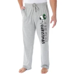 Peanuts Adult Snoopy Christmas Character Loungewear Sleep Pajama Pants Heather Grey -Comfa Wear Shop GUEST 00089a21 dc6c 44c9 80ce 37e5c6399271