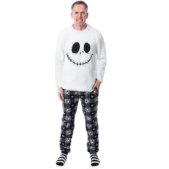 Nightmare Before Christmas Men's Jack Skellington Pajama Set With Socks -Comfa Wear Shop GUEST 04b98364 2b56 4cc4 842a e51088d38304