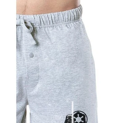 Star Wars Men's Darth Vader Movie Film Character Sleep Pajama Shorts Grey 2 Star Wars Men's Darth Vader Movie Film Character Sleep Pajama Shorts Grey - Image 2