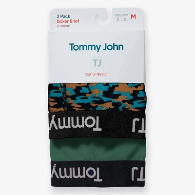 TJ | Tommy John™ Men's Camo Print 6" Boxer Briefs 2pk - Dark Green 5 TJ | Tommy John™ Men's Camo Print 6" Boxer Briefs 2pk - Dark Green - Image 5