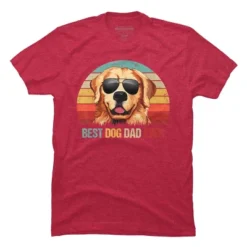 Men's Design By Humans Best Dog Dad Ever Golden Retriever By LuckyCharm99 T-Shirt -Comfa Wear Shop GUEST 08473e4a 6eaa 41b6 846b 9a0c85f933fe