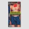 Hanes Premium Men's Performance Boxer Briefs 3pk - Blue/Red