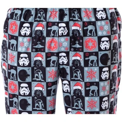 Star Wars Mens' Darth Vader Merry Force Be With You Sleep Pajama Set Black 2 Star Wars Mens' Darth Vader Merry Force Be With You Sleep Pajama Set Black - Image 2