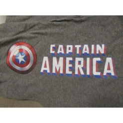 Bioworld Marvel Year Of The Shield Captain America Men’s Heather Gray Sleep Pajama Pants