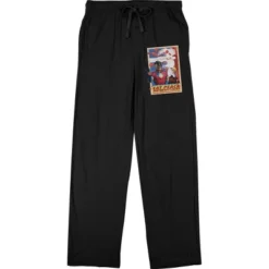 DC COMICS Peacemaker TV Series Peacemaker And Eagle Adult Black Pajama Pants -Comfa Wear Shop GUEST 0f36e15d d765 46ba aa52 58f9f76e4772
