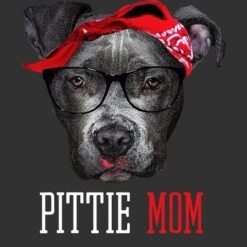 Men's Design By Humans Mother's Day Pittie Mom Pitbull Dog Lovers By Dandingroz Tank Top