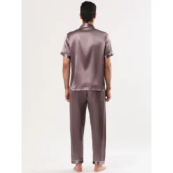Lars Amadeus Men's Satin Pajama Sets Sleepwear Short Sleeves Button Down Night Wear Set -Comfa Wear Shop GUEST 0f87508e 2b48 4f64 bbd4 24fcd6e6b83c