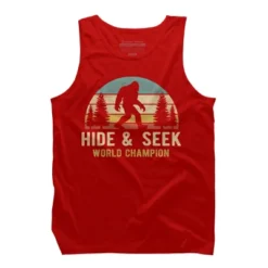 Men's Design By Humans Bigfoot - Hide And Seek World Champion By Clickbong Tank Top -Comfa Wear Shop GUEST 10059185 5f58 4511 ad4a 2419dceef0f0