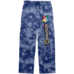 Harry Potter Rainbow Hogwarts Crest Adult Cloud Blue Graphic Pajama Pants -Comfa Wear Shop GUEST 104ce064 be9a 4f14 96f2 f7bc1cf272db