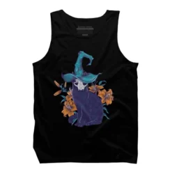 Men's Design By Humans Spooky Cat By Jess1586 Tank Top -Comfa Wear Shop GUEST 10d91749 f3c9 4823 848a 90499ec06f20