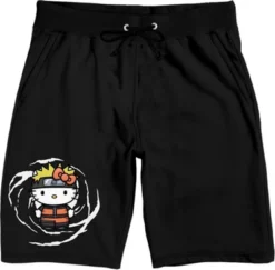 SANRIO Naruto X Hello Kitty Character Panels Men's Short Sleeve Shirt & Sleep Shorts Set -Comfa Wear Shop GUEST 13781a22 7728 4180 9d4a 8eaf5639428d