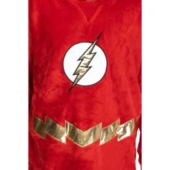 DC Comics Justice League Mens Oversized Faux-Shearling Sweatshirt Lounge Hoodie -Comfa Wear Shop GUEST 17a77efb e985 49eb 8de2 f67d0bad31d9