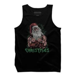 Men's Design By Humans Metal Christmas By Cabooth Tank Top -Comfa Wear Shop GUEST 1940112e ca0a 4be5 aa37 c1d64813e790