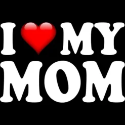 Men's Design By Humans I Love My Mom Bold Text By ArmyTee Tank Top