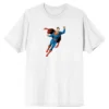 Superman Hero In Flight Men's Short Sleeve Shirt & Sleep Shorts Set