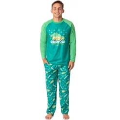 National Lampoon's Christmas Vacation Mens' Griswold Family Sleep Pajama Set Green -Comfa Wear Shop GUEST 1ed13e8a 9aa5 429d 8ca8 e331c06023a1