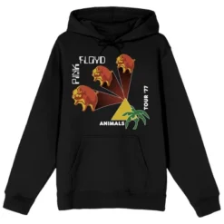 Pink Floyd Animals Tour 77 Long Sleeve Men's Hooded Sweatshirt -Comfa Wear Shop GUEST 211e4144 c26a 4745 bce1 b10602e4a5f8