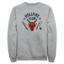 Men's Stranger Things Welcome To The Hellfire Club Sweatshirt -Comfa Wear Shop GUEST 2188bce1 cf72 481e 82c3 cd3bd2274c95