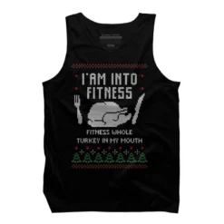 Men's Design By Humans Fitness Whole Turkey Ugly Christmas Sweater By Shirtpublic Tank Top -Comfa Wear Shop GUEST 28969e41 3103 4517 8031 8d00ed070cb8