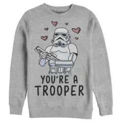 Men's Star Wars Valentine's Day You're A Trooper Sweatshirt -Comfa Wear Shop GUEST 2994fd59 0c34 4f26 9d6d 8669d6c3b904