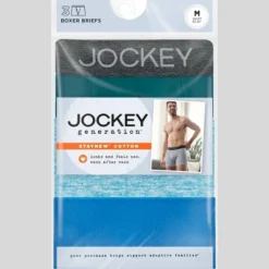 Jockey Generation™ Men's Stay New Magnolia Leaves Boxer Briefs 3pk - Blue -Comfa Wear Shop GUEST 2a57ce7c 37c9 4f02 a1f5 55a53c002bee