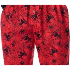 Marvel Comics Mens' Spider-Man Logo Icon Tossed Print Sleep Pajama Set Multicolored -Comfa Wear Shop GUEST 2af6979e 1f1e 4175 bf24 5c9c2811ed25