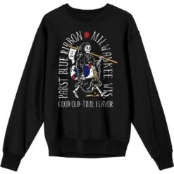 Pabst Blue Ribbon Milwaukee WI Good Old-Time Flavor Men's Black Long-Sleeve Sweatshirt -Comfa Wear Shop GUEST 2bb0d243 e226 4f78 8ba4 844d4d820c6a