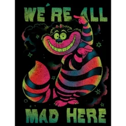 Men's Alice In Wonderland Rainbow Cheshire Sweatshirt