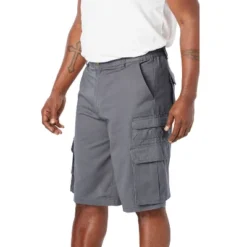 Boulder Creek By KingSize Men's Big & Tall 12" Side-Elastic Stacked Cargo Pocket Shorts -Comfa Wear Shop GUEST 2c313335 0162 4e37 83e7 592d1b98f5db