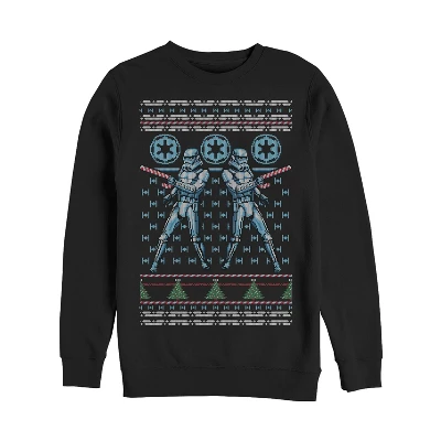 Men's Star Wars Ugly Christmas Candy Stormtrooper Sweatshirt 2 Men's Star Wars Ugly Christmas Candy Stormtrooper Sweatshirt - Image 2