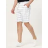 Lars Amadeus Men's Summer Plaid Shorts Slim Fit Flat Front Dress Checked Short Pants