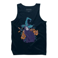 Men's Design By Humans Spooky Cat By Jess1586 Tank Top -Comfa Wear Shop GUEST 2e839a24 3e54 4f66 b4cd 8565f7d79dcc