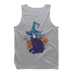 Men's Design By Humans Spooky Cat By Jess1586 Tank Top -Comfa Wear Shop GUEST 2ef8a6fc 425a 4f42 9669 a6c4c1ff345c