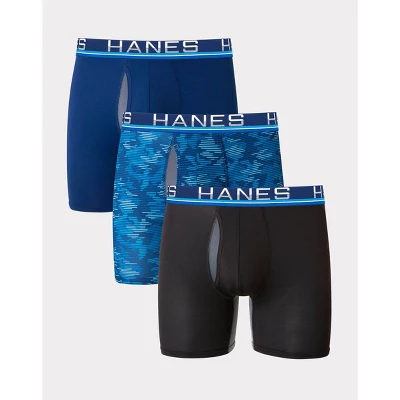 Hanes Premium Men's Xtemp Total Support Pouch Anti Chafing 3pk Boxer Briefs 6 Hanes Premium Men's Xtemp Total Support Pouch Anti Chafing 3pk Boxer Briefs - Image 6