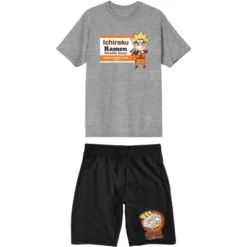 Naruto Shippuden Ichiraku Ramen Chibi Character Men's Graphic T-shirt & Sleep Short Set -Comfa Wear Shop GUEST 348a075f e579 4bac a326 a5d5f8a2eb14