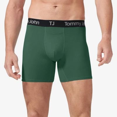 TJ | Tommy John™ Men's Camo Print 6" Boxer Briefs 2pk - Dark Green 1 TJ | Tommy John™ Men's Camo Print 6" Boxer Briefs 2pk - Dark Green