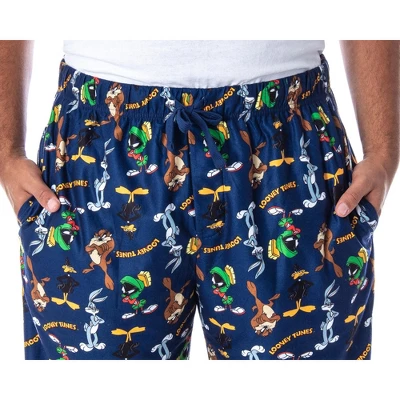 Looney Tunes Men's Daffy Duck Bugs Bunny Taz Marvin Martian Pajama Pants Looney Tunes 2 Looney Tunes Men's Daffy Duck Bugs Bunny Taz Marvin Martian Pajama Pants Looney Tunes - Image 2