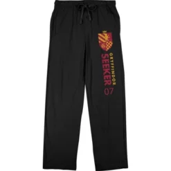 Harry Potter Gryffindor Men's 2-Pack Black Sleep Pajama Pants