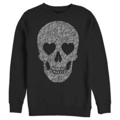 Men's Lost Gods Lace Print Heart Skull Sweatshirt -Comfa Wear Shop GUEST 3640ec9e 50e7 41cb 978d 05bdf0a71f18