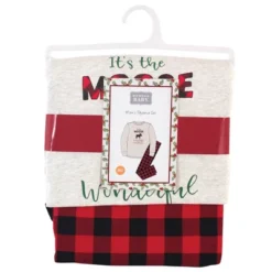 Hudson Baby Mens Unisex Holiday Pajamas, Moose Wonderful Time