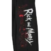 Rick And Morty Logo Men's Black Sleep Pajama Pants
