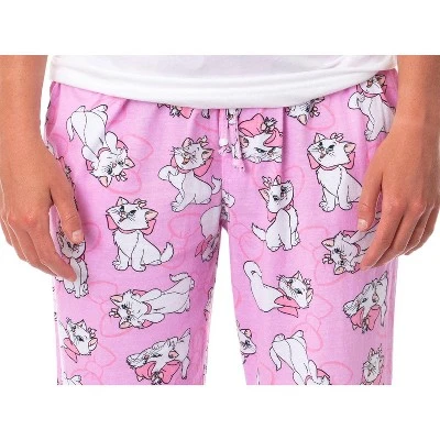 Disney Adult Aristocats Marie Expressions And Bows Pajama Sleep Lounge Pants 3 Disney Adult Aristocats Marie Expressions And Bows Pajama Sleep Lounge Pants - Image 3