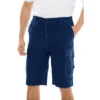 KingSize Men's Big & Tall 10" Side Elastic Canyon Cargo Shorts