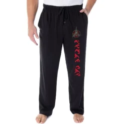 Star Trek The Next Generation Men's Klingon Tlhingan Mah Lounge Pajama Pants Black -Comfa Wear Shop GUEST 3aadca7f 0a4f 448d 8864 25554b274650