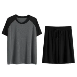 Lars Amadeus Mens Summer Solid Raglan Short Sleeve Shirt And Shorts Lounge Pajama Set 12 Lars Amadeus Mens Summer Solid Raglan Short Sleeve Shirt And Shorts Lounge Pajama Set -Comfa Wear Shop GUEST 3b165c96 0770 45a7 977d db0ebbc56ae2