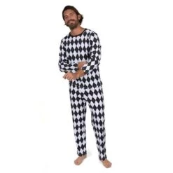 Leveret Mens Two Piece Cotton Argyle Christmas Pajamas -Comfa Wear Shop GUEST 3bbd3322 68b0 495c 9e26 84c5619c6174