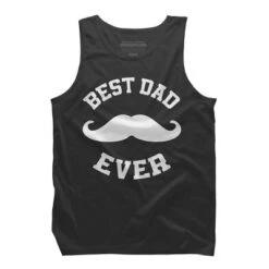 Men's Design By Humans Best Dad Ever Mustache By Sukhendu12 Tank Top -Comfa Wear Shop GUEST 3e88a7b2 524a 4bfc 81bb e29e0765f836