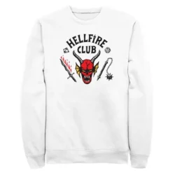 Men's Stranger Things Welcome To The Hellfire Club Sweatshirt -Comfa Wear Shop GUEST 3f4b2b60 a02a 4e67 814a abd39cb803d5