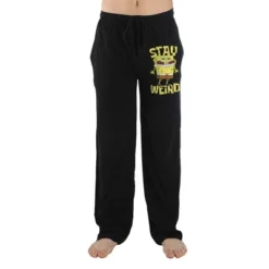 Spongebob Squarepants Cartoon Character Mens Black Sleep Pajama Pants -Comfa Wear Shop GUEST 40002038 0191 43d8 939b 5a7d5a6ee174