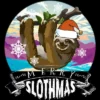 Men's Design By Humans Merry Slothmas - Funny Christmas Pajama For Sloth LoversÂ By TELO213 Tank Top